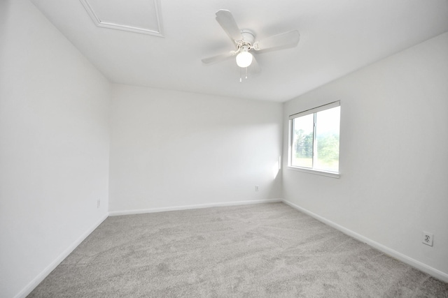 32310 Archer Park, Conroe, TX 77385 - carpeted spare room with a ceiling fan and attic access