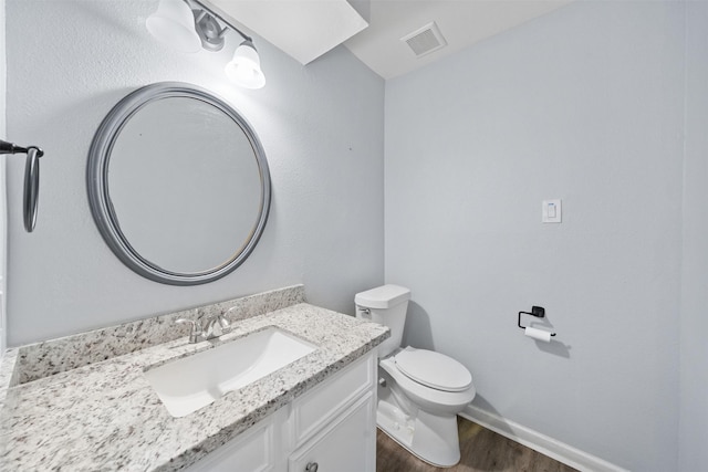 23206 Goodfellow Dr, Spring, TX 77373 - bathroom featuring vanity and wood finished floors