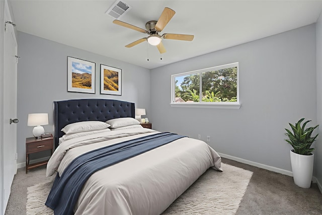 23206 Goodfellow Dr, Spring, TX 77373 - bedroom featuring carpet floors and ceiling fan