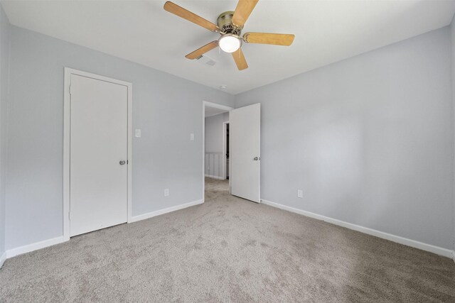 23206 Goodfellow Dr, Spring, TX 77373 - unfurnished bedroom featuring carpet flooring and a ceiling fan