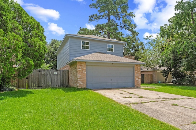23206 Goodfellow Dr, Spring, TX 77373 - traditional-style home with brick siding, driveway, and roof with shingles