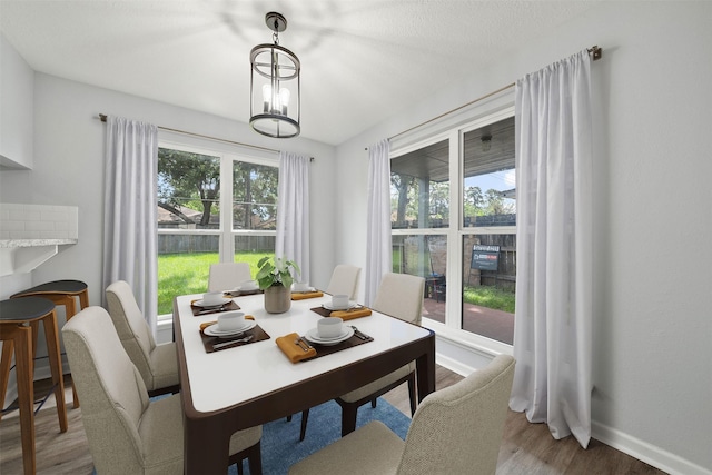 23206 Goodfellow Dr, Spring, TX 77373 - dining space featuring wood finished floors and baseboards