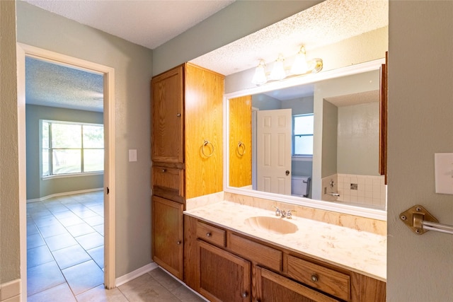 15823 Stagecoach Rd, Stagecoach, TX 77355 - bathroom featuring vanity and tile patterned floors