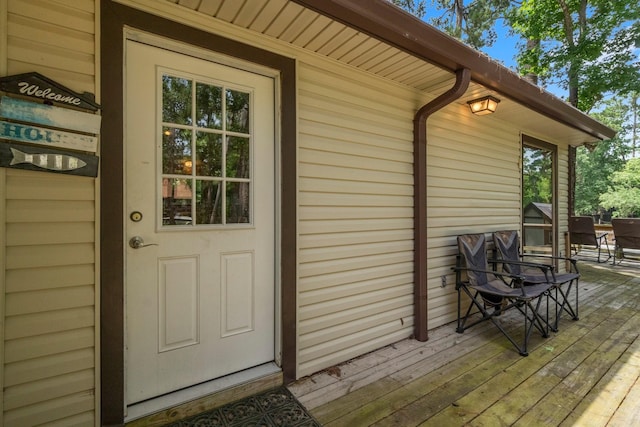 31 N Lakeview Dr, Point Blank, TX 77364 - entrance to property featuring a wooden deck