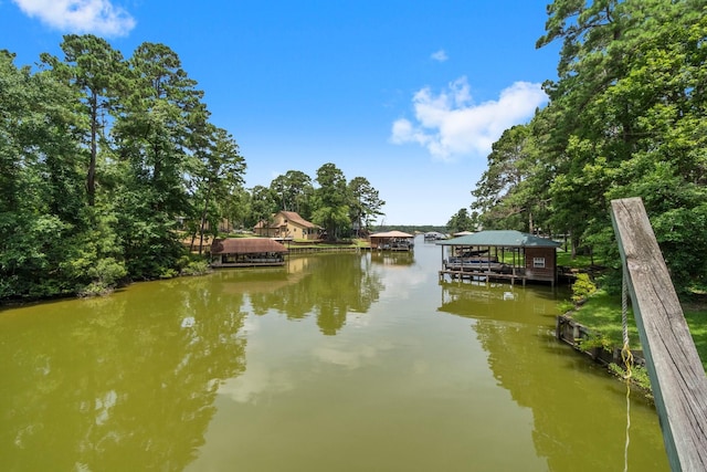 31 N Lakeview Dr, Point Blank, TX 77364 - dock area featuring a water view