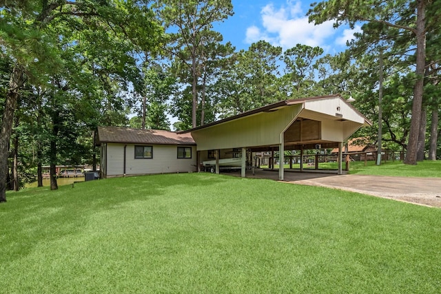 31 N Lakeview Dr, Point Blank, TX 77364 - back of property with a yard