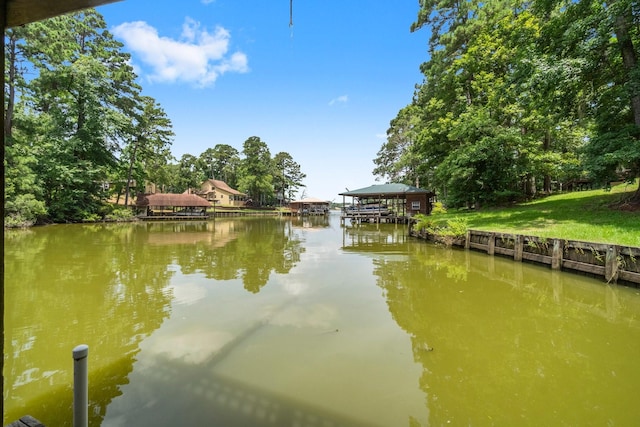 31 N Lakeview Dr, Point Blank, TX 77364 - dock area with a water view