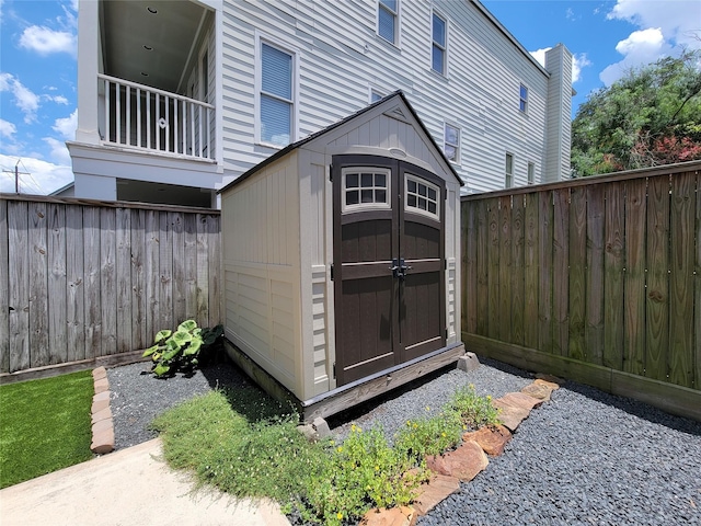 2608 Arlington St, Houston, TX 77008 - view of shed with a fenced backyard