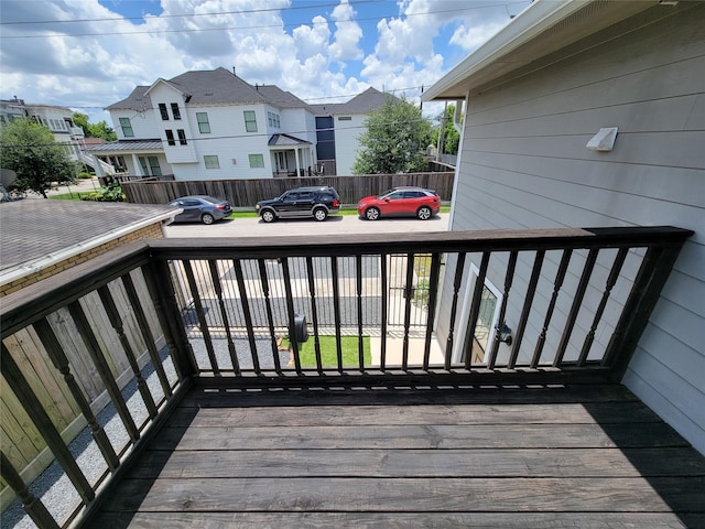 2608 Arlington St, Houston, TX 77008 - deck featuring a residential view