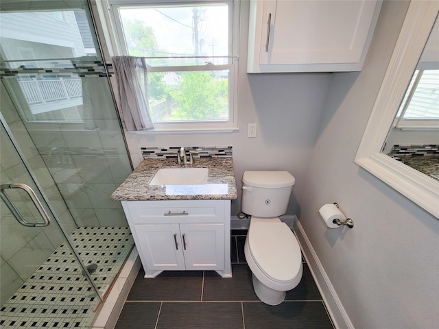 2608 Arlington St, Houston, TX 77008 - full bath with a stall shower, vanity, and tile patterned floors
