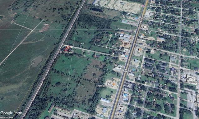 607 Reed Ave, Wharton, TX 77488 - aerial map of property and surrounding area