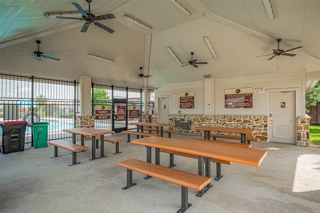 4315 Isoletta Ct, Katy, TX 77449 - view of patio with ceiling fan
