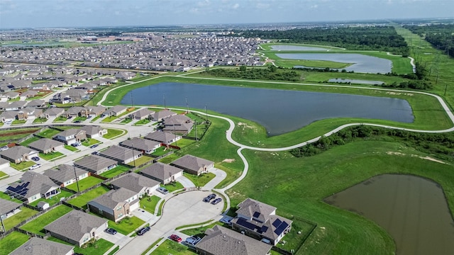 4315 Isoletta Ct, Katy, TX 77449 - aerial view of property's location featuring a nearby body of water and nearby suburban area