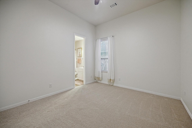 3030 Rabbit Brush Ln, Manvel, TX 77578 - spare room with a ceiling fan and light colored carpet