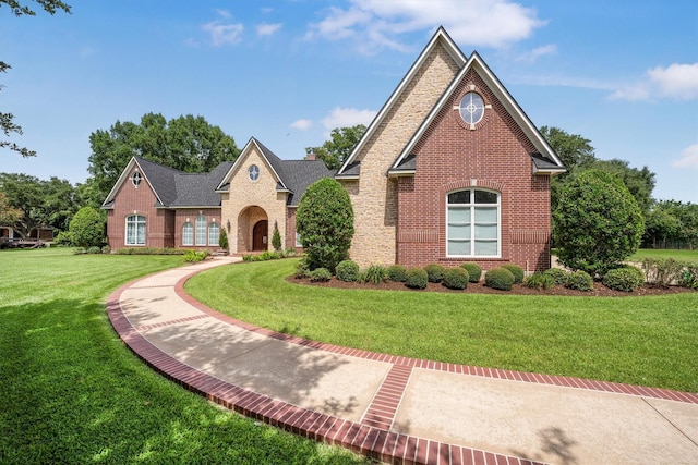 3610 Pembrooke Dr, Richmond, TX 77406 - traditional-style home featuring brick siding and a front yard