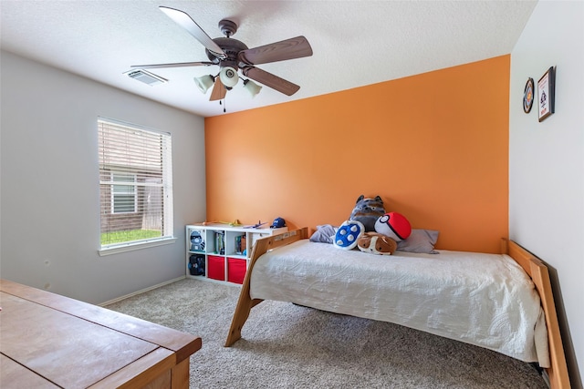 18618 Atascocita Forest Dr, Humble, TX 77346 - bedroom featuring carpet and ceiling fan