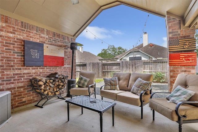 18618 Atascocita Forest Dr, Humble, TX 77346 - view of patio featuring an outdoor hangout area