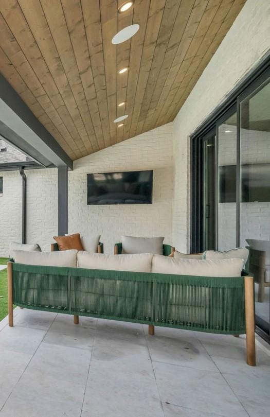 5602 Ella Lee Ln, Houston, TX 77056 - view of patio featuring outdoor lounge area