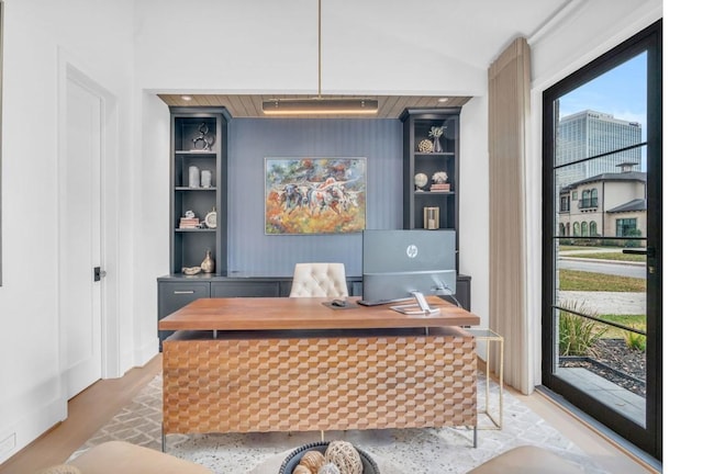 5602 Ella Lee Ln, Houston, TX 77056 - office featuring light wood-style floors