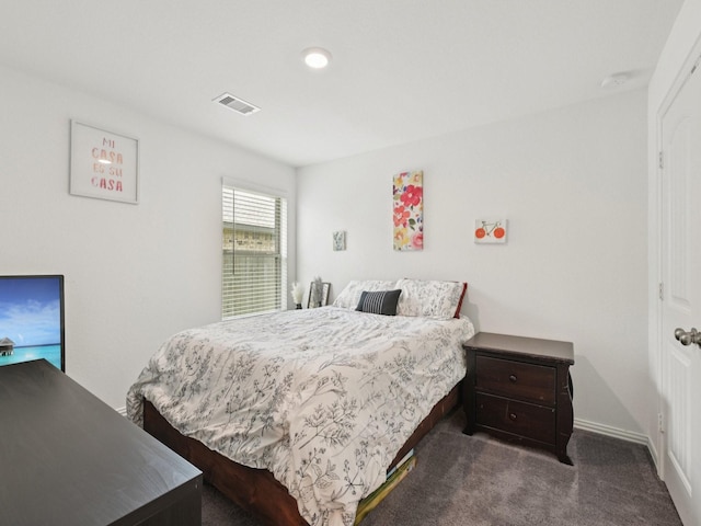 16129 Dockside St, Crosby, TX 77532 - bedroom with dark carpet and baseboards
