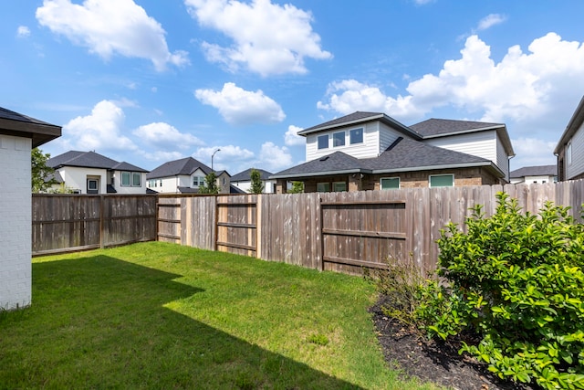 8722 Riverton Ridge Rd, Cypress, TX 77433 - fenced backyard featuring a residential view