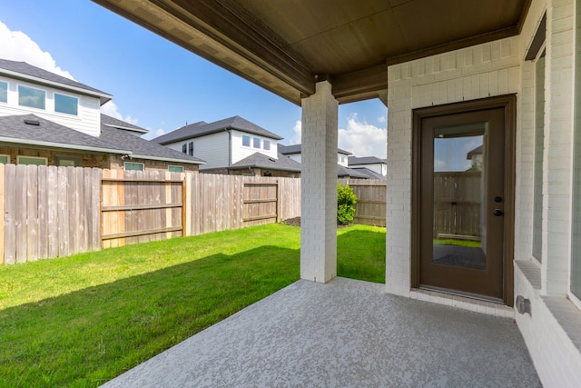 8722 Riverton Ridge Rd, Cypress, TX 77433 - view of yard with a patio