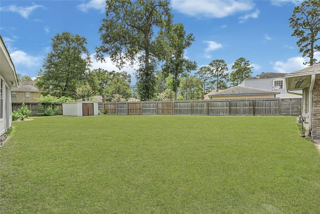 639 Ames St, Spring, TX 77373 - fenced backyard with a storage unit