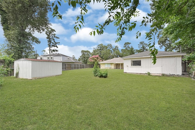 639 Ames St, Spring, TX 77373 - fenced backyard featuring a shed