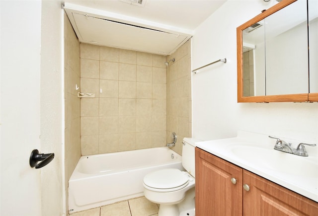 1950 Spenwick Dr Unit 408, Houston, TX 77055 - full bath featuring vanity, washtub / shower combination, and tile patterned flooring