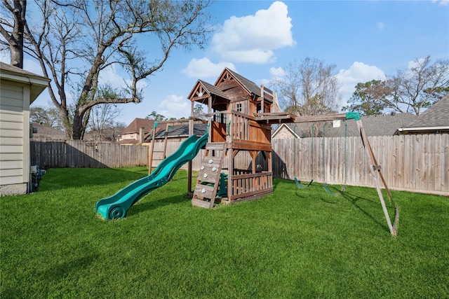 19702 Sweet Forest Ln, Humble, TX 77346 - view of playground featuring a fenced backyard