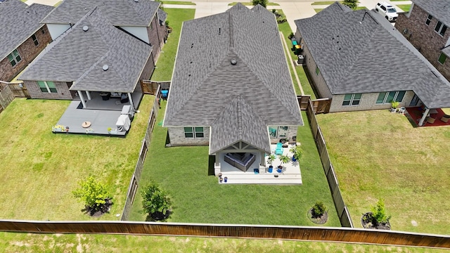 2849 Terrace Grove Dr, Conroe, TX 77304 - aerial perspective of suburban area