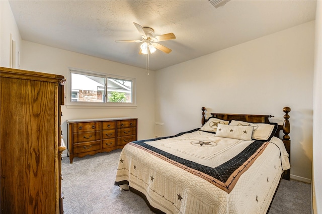 12327 Meadowhollow Dr, Meadows Place, TX 77477 - carpeted bedroom with a ceiling fan
