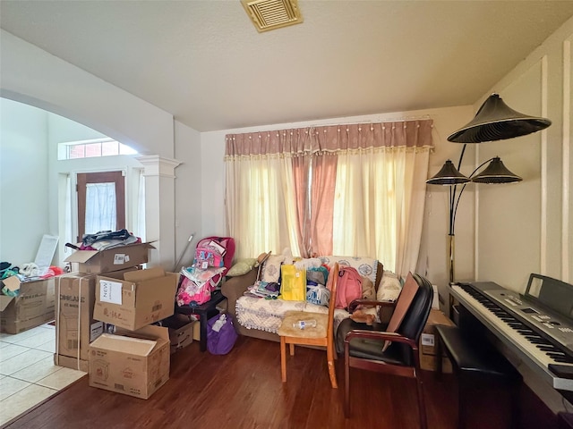 21307 Walden Grove Ln, Katy, TX 77450 - sitting room featuring plenty of natural light and wood finished floors