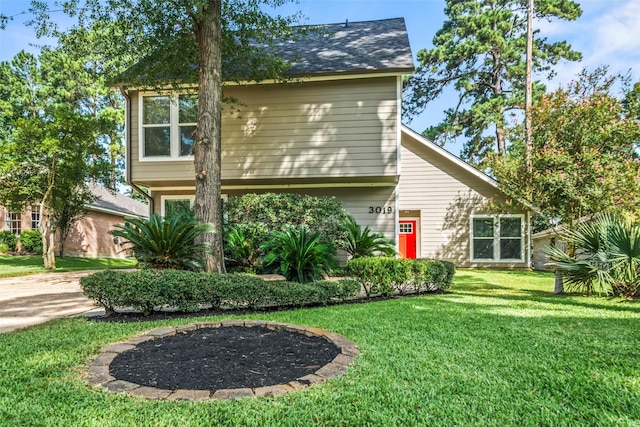3019 Ramblewood Rd, Montgomery, TX 77356 - view of side of property featuring a lawn