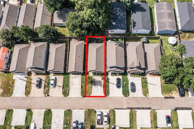 16887 Balmoral St, Montgomery, TX 77316 - aerial view of residential area featuring property boundaries highlighted
