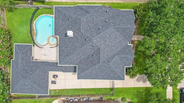 5822 Bailey Springs Ct, Katy, TX 77450 - aerial view of a pool