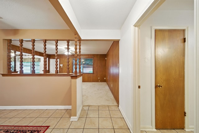 9506 Kell Cir, Houston, TX 77040 - corridor with tile patterned floors and baseboards