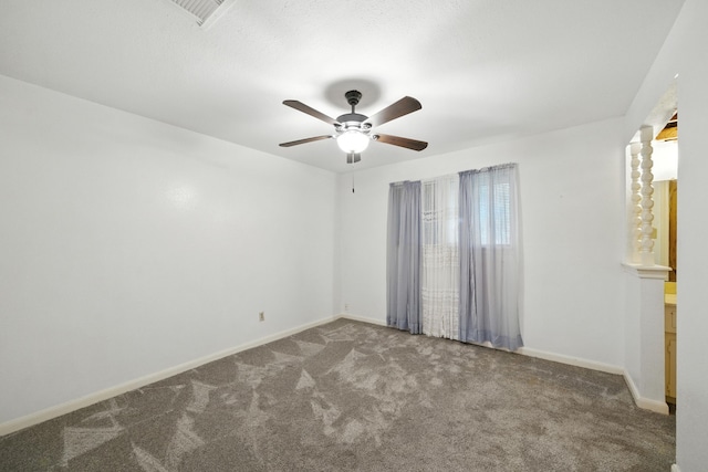 9506 Kell Cir, Houston, TX 77040 - carpeted empty room featuring ceiling fan and baseboards