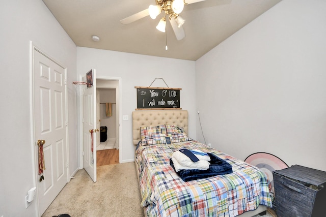 70 N Lace Arbor Dr, The Woodlands, TX 77382 - bedroom with carpet flooring and ceiling fan