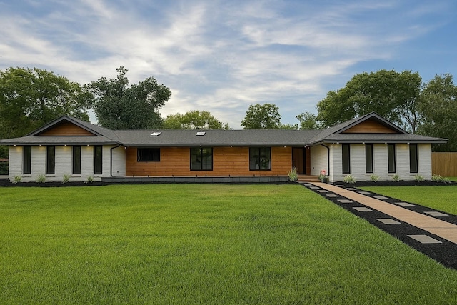 7810 Nairn St, Houston, TX 77074 - ranch-style house featuring a front yard