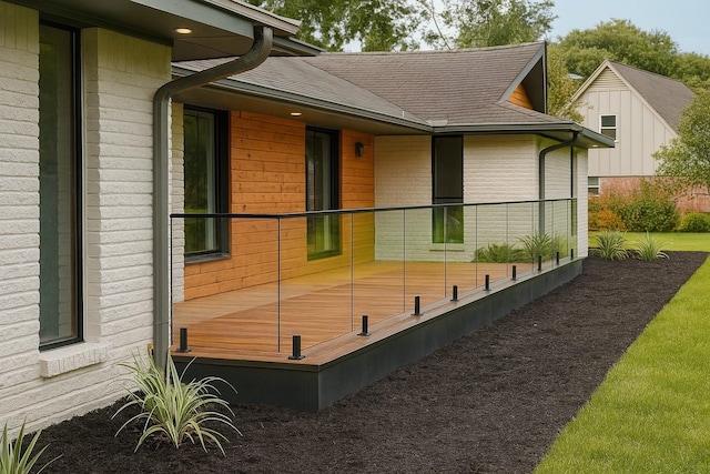 7810 Nairn St, Houston, TX 77074 - view of home's exterior featuring roof with shingles