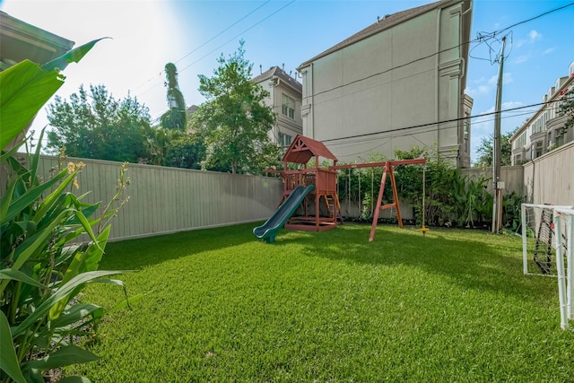4006 Lanark Ln, Houston, TX 77025 - fenced backyard with a playground