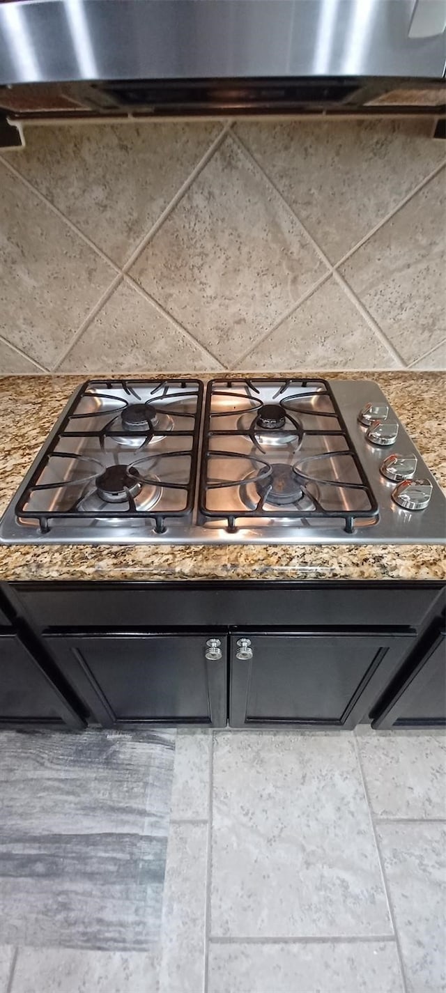 17315 Cumberland Park Ln, Humble, TX 77346 - kitchen view of stainless steel gas cooktop