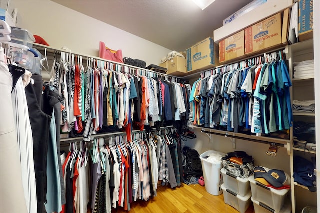 17315 Cumberland Park Ln, Humble, TX 77346 - walk in closet with wood finished floors