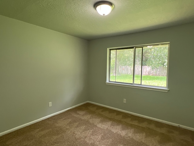 7726 Ashmole Ln, Houston, TX 77088 - spare room featuring carpet floors and a textured ceiling