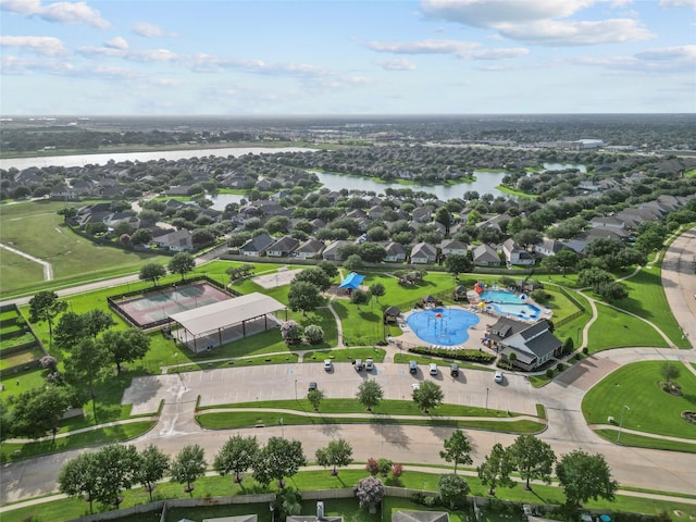 11047 Pierce Valley Dr, Richmond, TX 77406 - aerial view of residential area with a nearby body of water