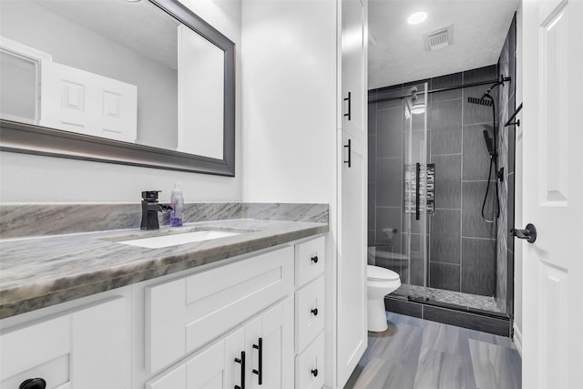 2504 Leroy St, Pearland, TX 77581 - bathroom with vanity and a shower stall