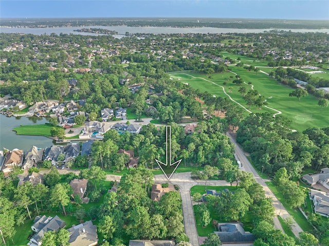 3 Creekwood Dr, Montgomery, TX 77356 - aerial view of property and surrounding area with nearby suburban area