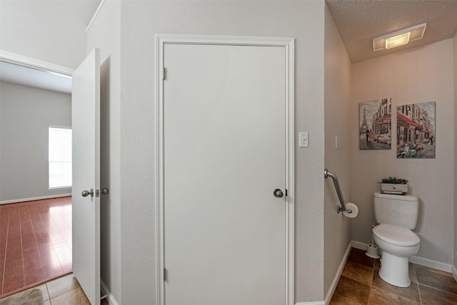 3310 Country Meadows Ct, Pearland, TX 77584 - bathroom with toilet and tile patterned floors