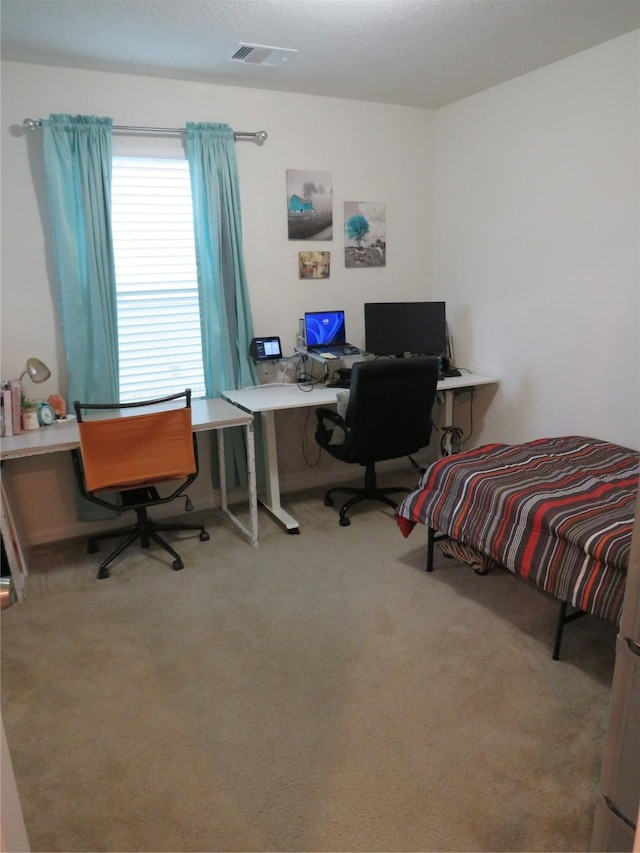 5218 Stone Castle Tower St, Katy, TX 77493 - bedroom with a desk and carpet floors